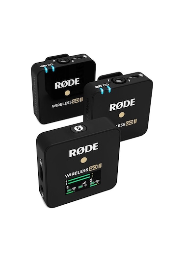 Rode Wireless Go II 2 Kişilik Kablosuz Yaka Mikrofonu