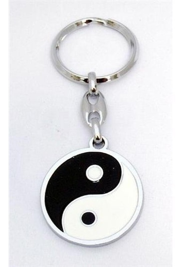 Ying Yang Çelik Anahtarlık