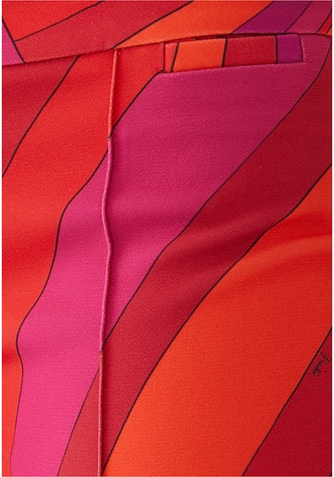 Pucci Iride Baskılı Sıfır Paça Pantolon Çok Renkli