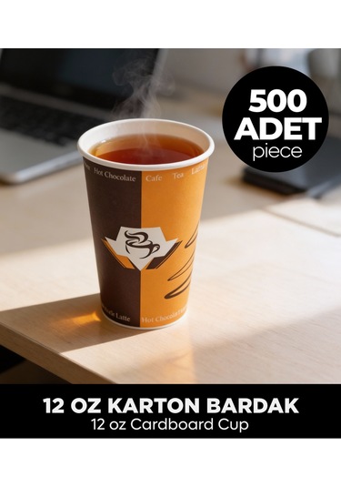 12 Oz Karton Bardak 500 Adet Diğer