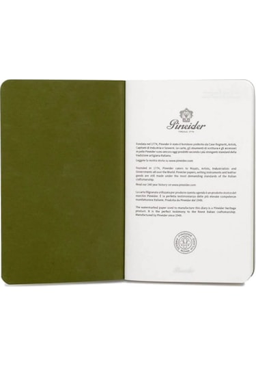 Pineider Defter Jazz 14,5x21 Cm Verde Cqr10qul01r060 Yeşil