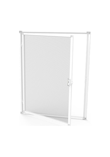 Kamataş Menteşeli Pencere Sinekliği Beyaz En: 0-70 Cm. Boy: 0-130 Cm