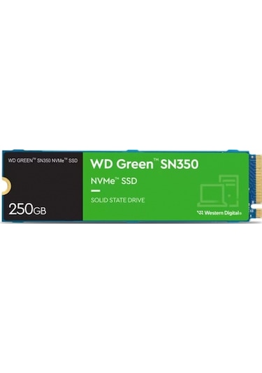 WD Green WDS250G2G0C 250 GB 2400/1500 3D Nand Nvme Pcıe M.2 SSD