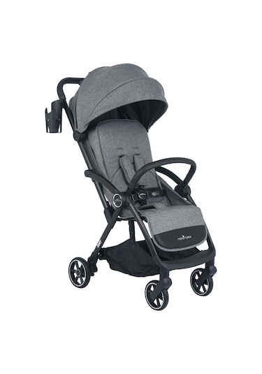 Merkür Bebe Ruby Otomatik Katlanan Kabin Boy Bebek Arabası Gri