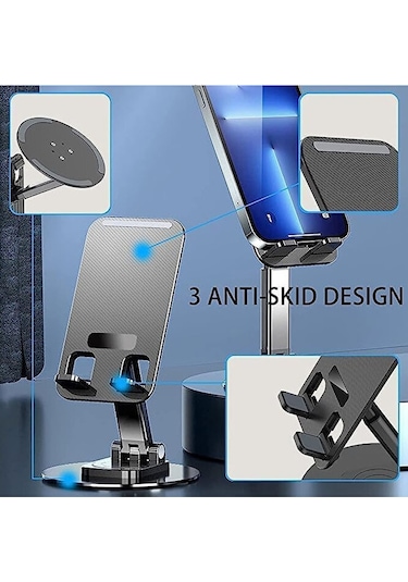 Ayarlanabilir Telefon Ve Tablet Tutucu Stand / Katlanabilir / 360