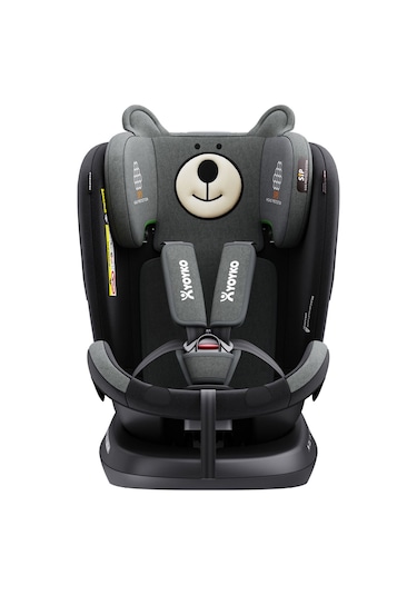 Markgross Yeniyoyko Bear 360 Dönebilir Yatabilir İ-size 0-36 Kg Oto Koltuğu Isofıx/sıp/latch - Gri