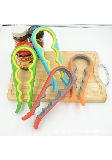 Dancemonkey Mdsj 4-in-1 Büyük/küçük Şişe Açacağı-yeşil Yeşil