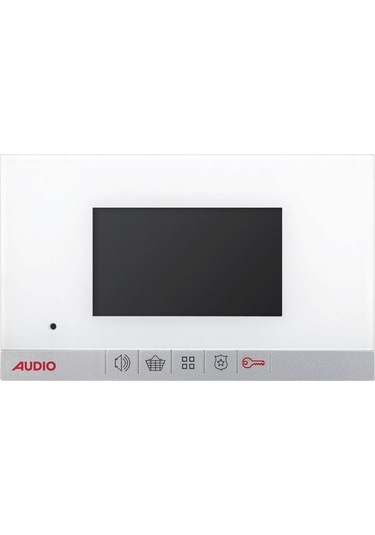 Audio 4.3" Görüntülü Diafon Beyaz Bus Plus 001180