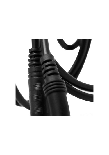 Hombey 5 Metre Siyah 3.5mm Erkek- Dişi Ses Uzatma Kablosu Altın Kaplı Bağlantı