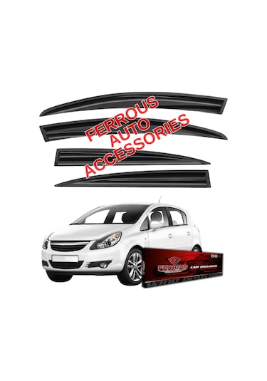 Opel Corsa D Ferrous Cam Rüzgarlığı 4lü 2007 2014
