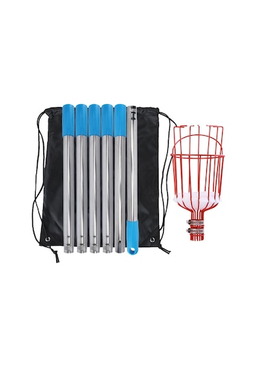 Sones Paslanmaz Çelik Havadan Meyve Toplayıcı Meyve Toplama Aletleri, Özellikler: 6 Bölüm 2,4 M