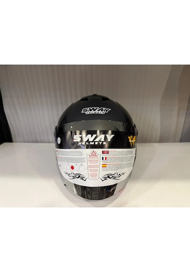 Kask Sway Sw 715 Hd Grey Aynalı Vizör