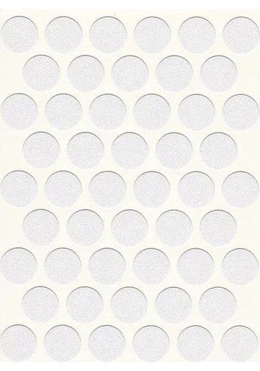 Çankaya Yapı Market Yapışkanlı Vida Tapası Beyaz 10 Mm 8 Adet Beyaz