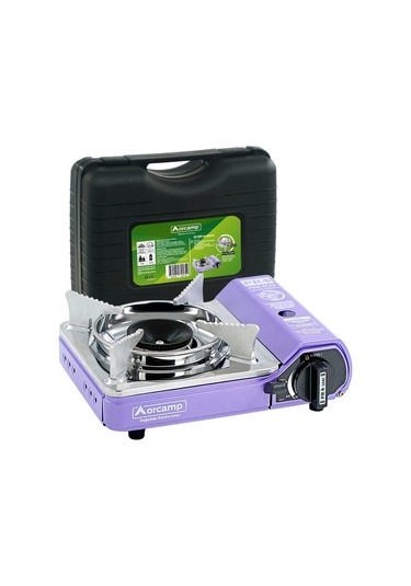 Orcamp Tekli Mini Portatif Ocak Mor Mor