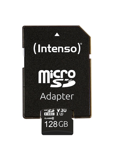 Intenso 128gb Microsdhc Uhs-ı Professıonal Class10 U3 V30 Ultra High Speed Memory Card 4k