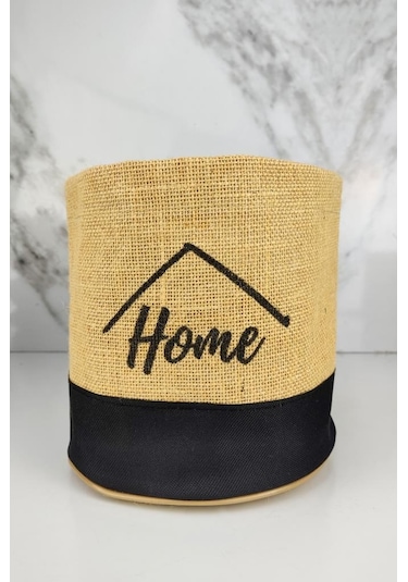 Digithome Hasır Çok Amaçlı Düzenleyici Organizer Mini Yuvarlak Saksılık Siyah - Cly-j1026