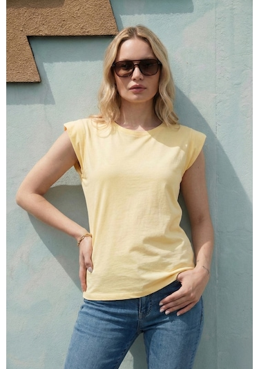 Lela Bayan T Shirt 5864019 Sarı Sari