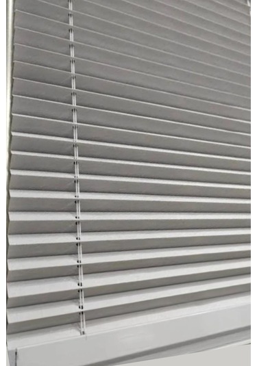 Gri Cam Balkon Ve Ofis Plisse Perde Plain004 Gri