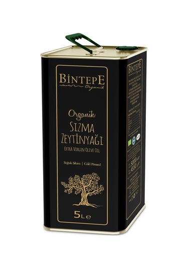 Bintepe Organik Sızma Zeytinyağı Teneke 5 L