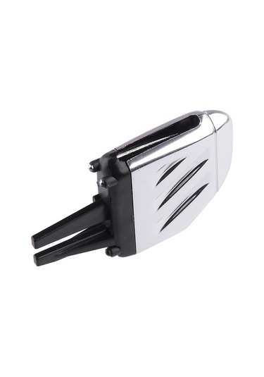 Novahub 4 Adet Abs Metal Klima Hava Çıkışı Klipsi, Land Rover Freelander 2 İçin Gümüş-siyah