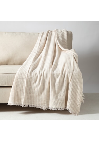 Mudo Home Vıola Çizgili Pike Bej 200x230 696123