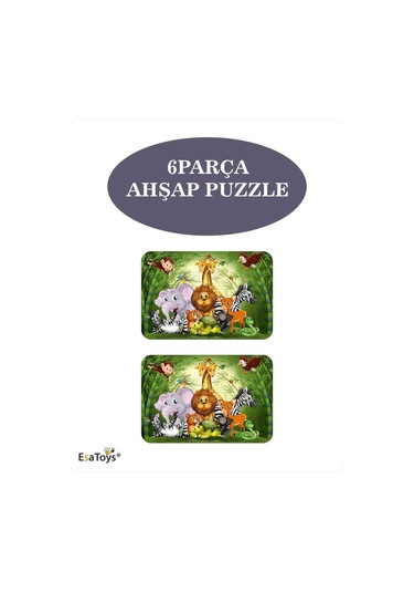 Ahşap Çocuk Puzzle 6 Parça-70