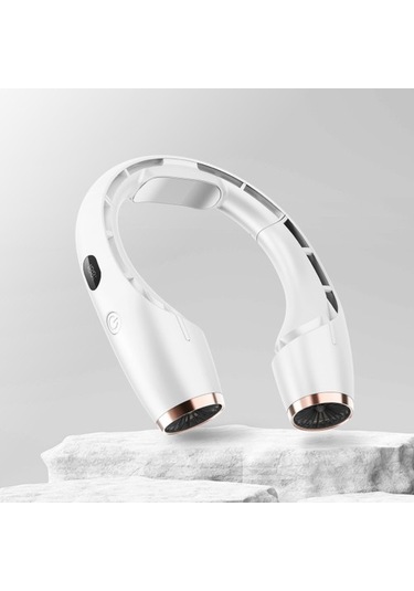 Chaos Bask Yeni Yarı Iletken Soğutma Kanatsız Boyun Fanı Soğutma Buz Açık Taşınabilir Asılı Boyun Klima 8669 Boyun Yok 2 Kollu 500 Adetten Az