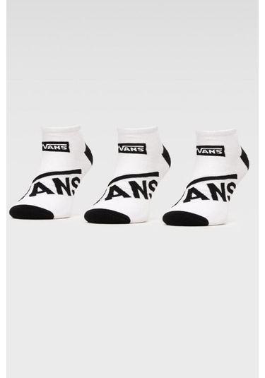 Vans Mn Vans No Show 3'lü Erkek Çorap Vn000tluprr1 Beyaz