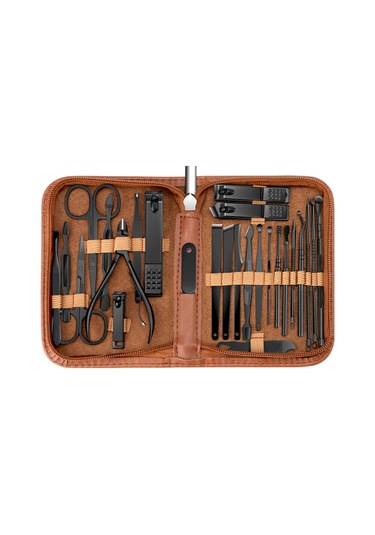 Hangfox 26 Parça Çelik Tırnak Kırıcı Seti - El, Yüz Ve Ayak Bakımı, Manikür, Pedikür, Kaş Düzenleme, Dayanıklı Ve Keskin Araçlar