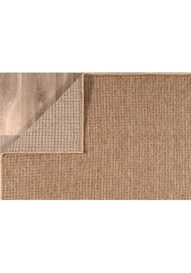 Srz-0503 Jüt Tabanlı Hasır Dokuma Örme Bohem Antialerjik Halı Kilim Balık Sırtı Hasır