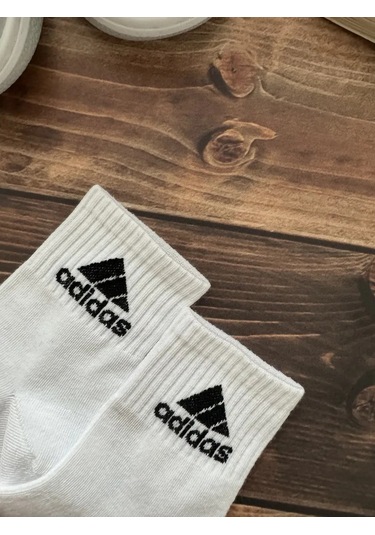 Kalal Çocuklar İçin Marka Pamuklu Çorap Seti 10 Çift Ve 5 Çift 321245243 Beyaz