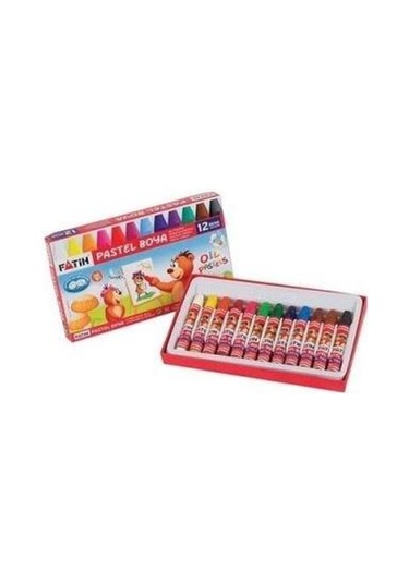 Fatih Pastel Boya 12 Renk 5 Adet Çok Renkli