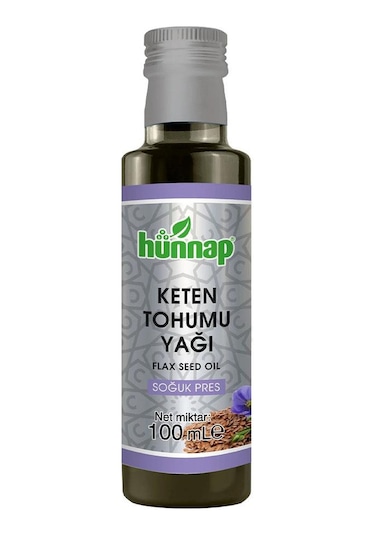 Hünnap Keten Tohumu Yağı Soğuk Pres 100 ML