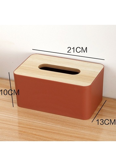Stil C-1-ahşap Peçete Kutusu Çevre Dostu Ev Peçete Kağit Kutu Kağit Kutu Saklama Kutusu Peçete Araba Kapaklı Dokular Ofis Ev Dekorasyon