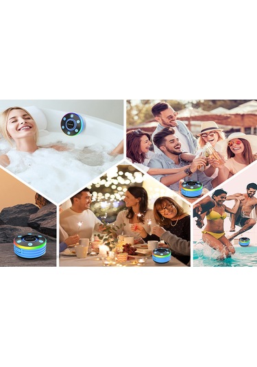 Teltree T7a Mavi Ipx7 Su Geçirmez Banyo Hoparlörü - Bt 5.2, Fm Radyo, 15m Menzil, Susturucu Ve Darbe Dayanıklı Minik Kablosuz Ses Sistemi