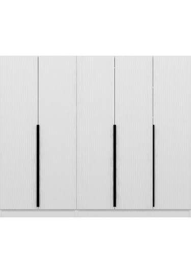 Kale Plus 5 Mebran Kapaklı 2ç Dolap Beyaz Mebran 210cm Beyaz