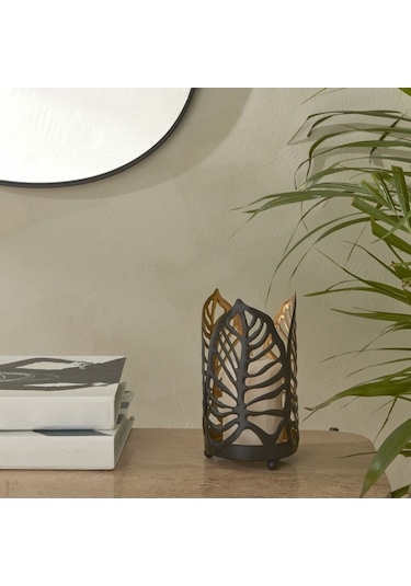 Karaca Home Timber Mumluk 9.5 x 9.3 x 16 CM Metal