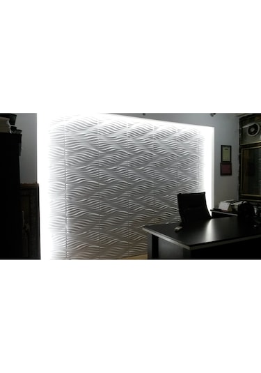 3 Boyutlu Boyanabilir Pvc Duvar Paneli Concept 50-50 Cm 4 Adet-1 Metrekare