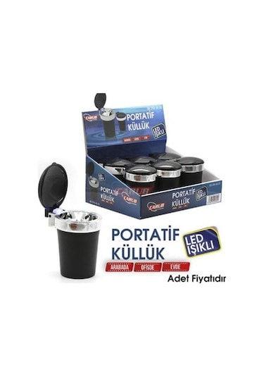 Carub Küllük Balck Jett Ledli Kapaklı
