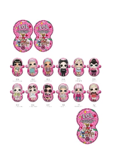 L.o.l Surprıse Hacıyatmaz Bebek Figür Çeşit Ve Şekerleme 3 Adet