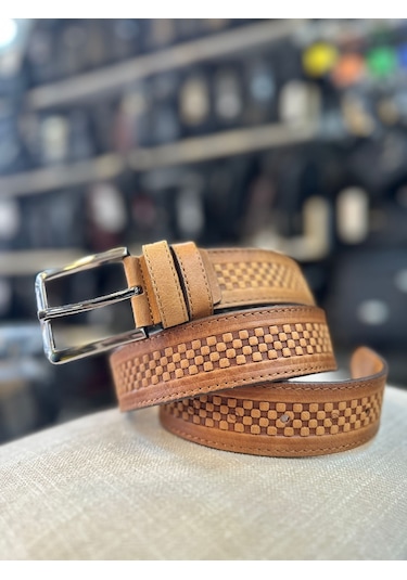 Fossil Kahve Hakiki Deri Erkek Kemeri