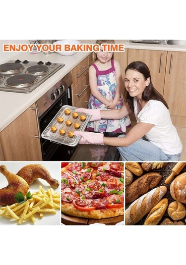 Ulzyvf Paslanmaz Çelik Fritöz Sepeti, Hava Fırını Aksesuarları Uf Gümüş Gümüş