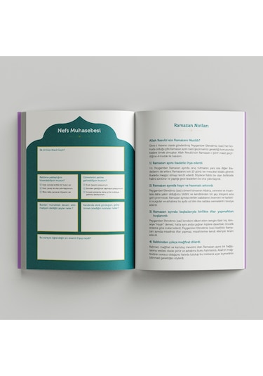 Nazende Ramazan Ajandası Elit Seri Çok Renkli