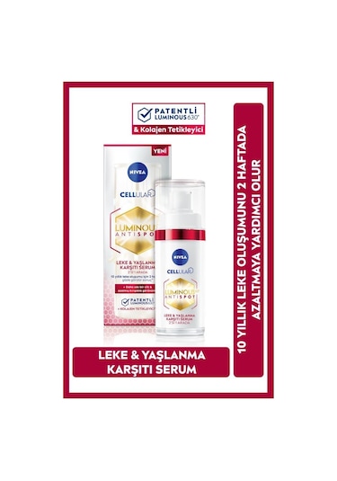 Nivea Luminous630 Spot Leke ve Yaşlanma Serumu 30 ML