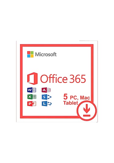 Office 365 Lisans Hesabı 5 Pc/mac Ios Uyumlu Ve Android