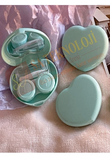 Lionsa Aynalı Kalp Lens Takma Aparatı ve Kutu Seti Yeşil