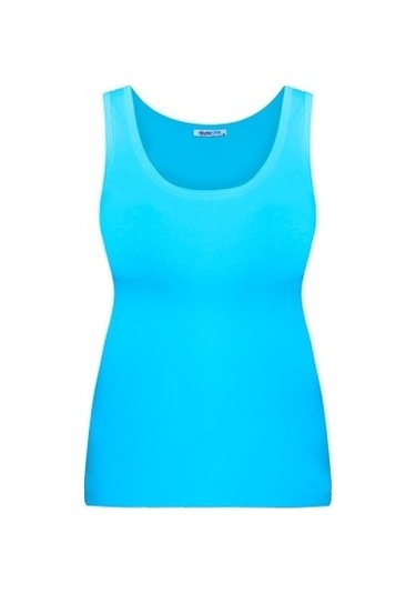 Darkzone Turkuaz Penye Bayan Atlet - Dzwm7205