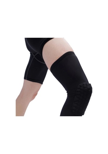 Basketbol, Yürüyüş, Bisiklet İçin Dizlikler, Kaval Koruyucuları, Yoga İçin Diz Destekleri, Spor Salonu Ve Fitness İçin Dizlikler Siyah L
