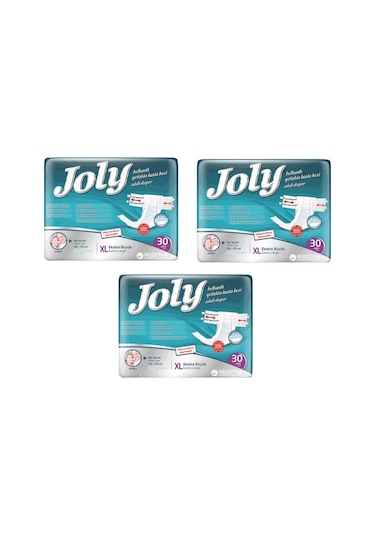 Joly Belbantlı Hasta Bezi Extra Büyük Boy XL 3 x 30'Lu