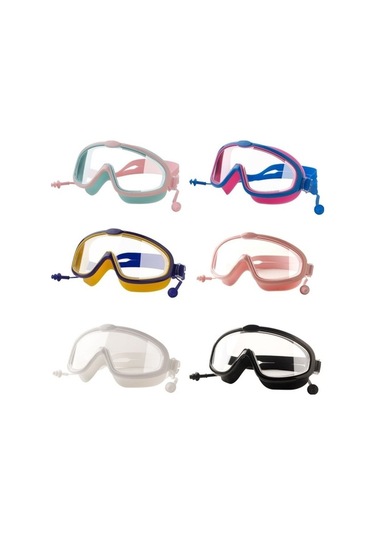 Artfulabode Yüzme Yapışık Tıkaçlı Sones Sarı Çocuk Kulak Gözlüğü Büyük Boy Buğu Önleyici Sarı